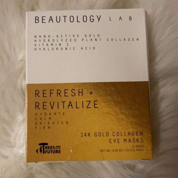 Beautology Lab 24K Gold Collagen Eye Masks 12 Pairs New in Box - Picture 4 of 10